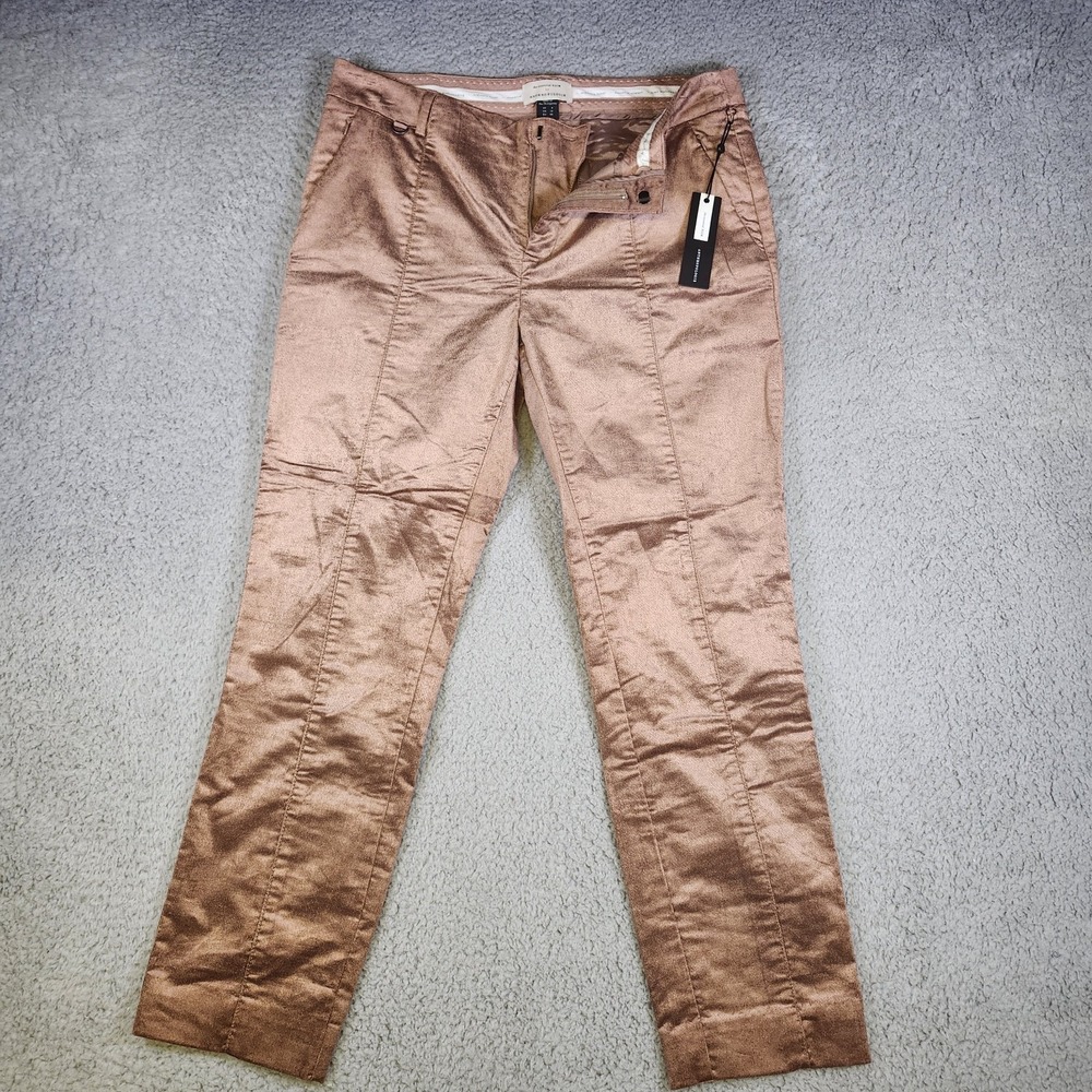 Anthropology the essential Pant Womens Size 8 Slim Velveteen Crop New NWT